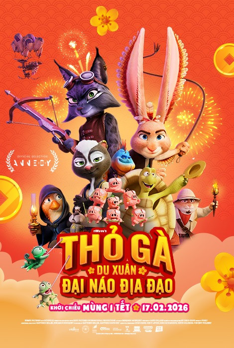 Download | Tải Phim | CHICKENHARE AND THE SECRET OF THE GROUNDHOG | THỎ GÀ DU XUÂN ĐẠI NÁO ĐỊA ĐẠO | 2026