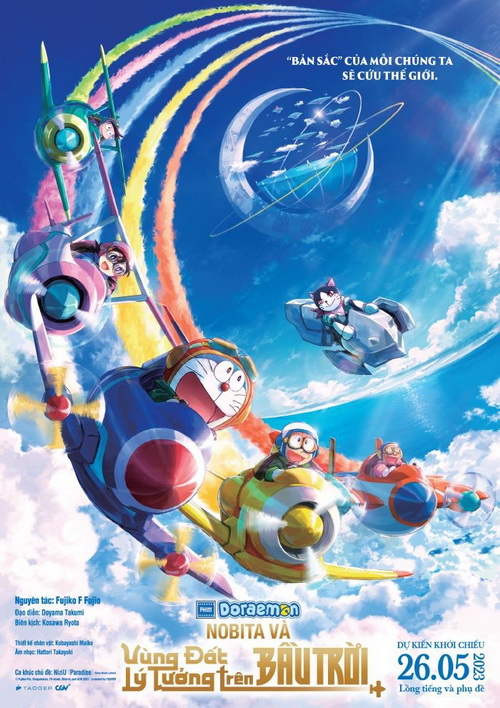 Download | Tải Phim | Doraemon Movie | Nobita và vùng đất lý tưởng trên bầu trời | 2023